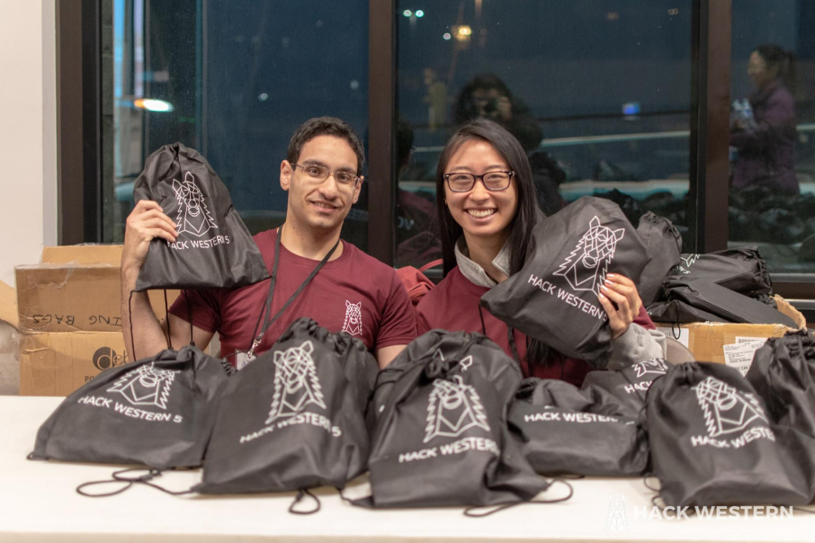 Swag Bags at Hack Western 5